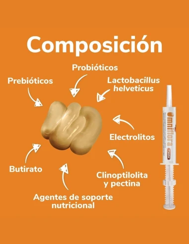 Pasta Digestiva para Perros y Gatos HI FARMAX Omniflora 30ml